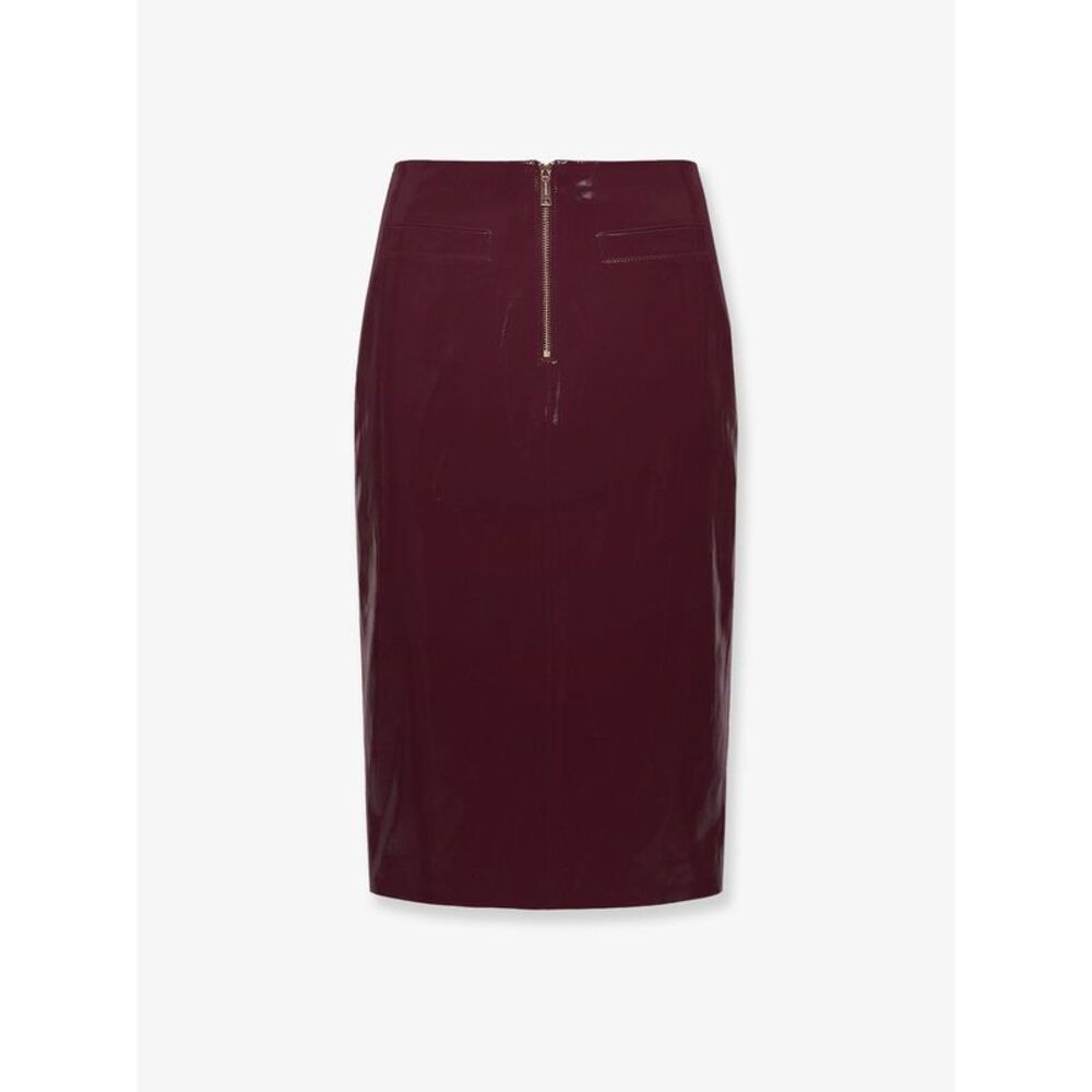Self Portrait Women Vinyl Midi Skirt